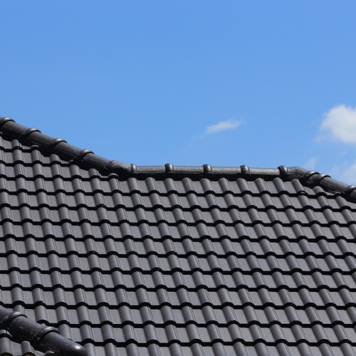 Nyt tag med tagsten udført som tagarbejde i Hillerød i Nordsjælland